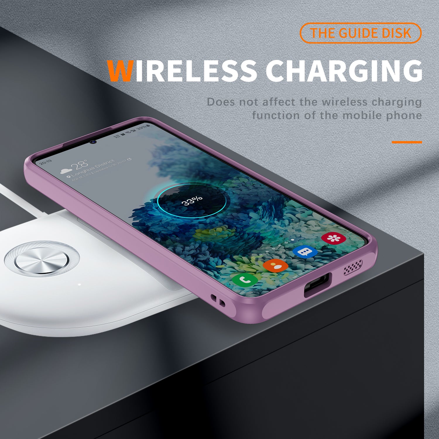 For Samsung Galaxy S21 5G Clear Case Acrylic TPU Hybrid 2-in-1 Shockproof Phone Cover