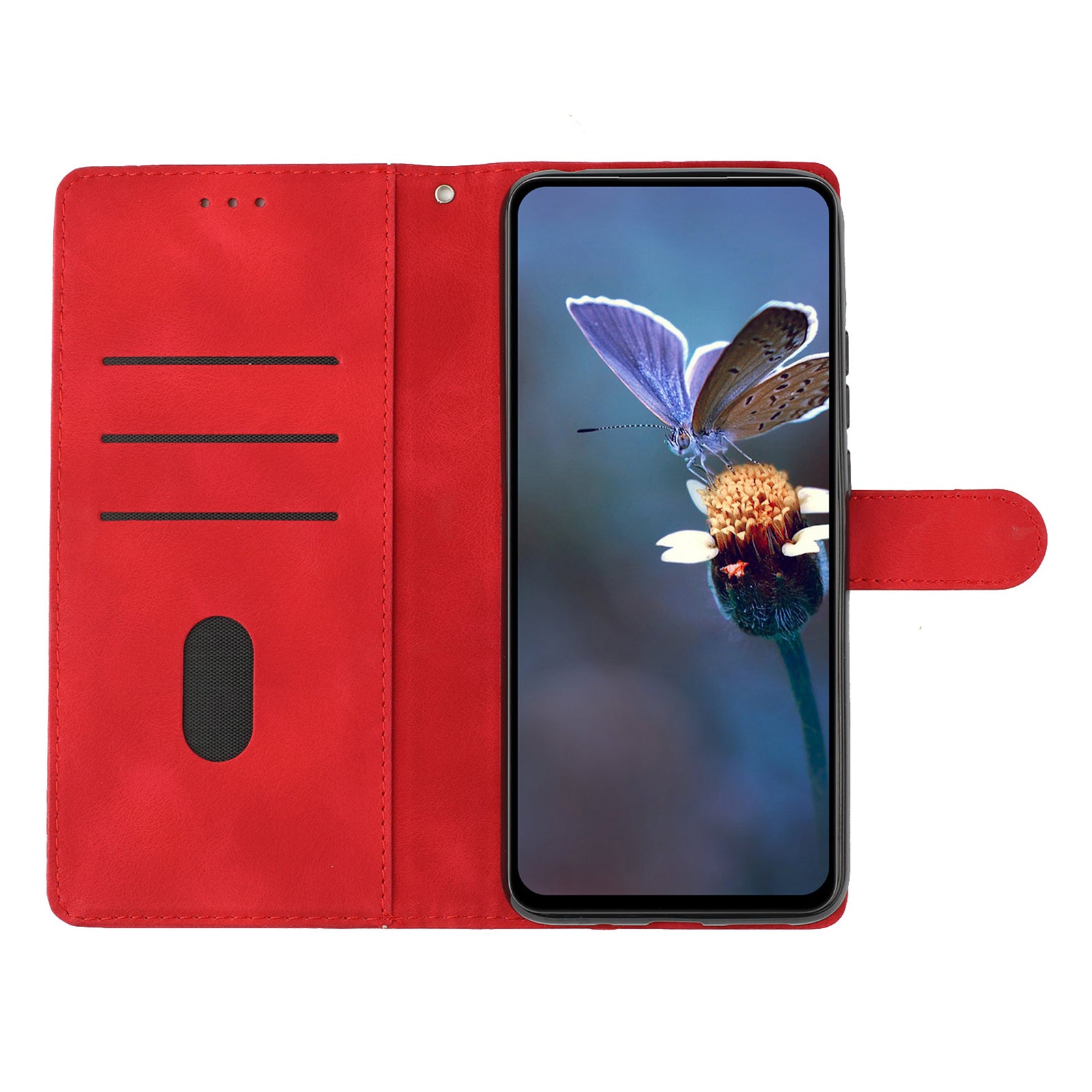 For Samsung Galaxy S22 Ultra 5G Leather Drop-proof Phone Case Flower Imprint Wallet Stand Cover