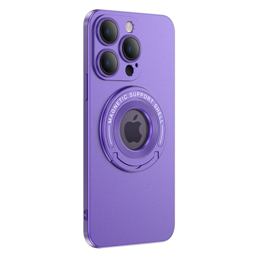 For iPhone 14 Pro Max Case Protective TPU Case Anti-Drop Retractable Kickstand Slim Phone Cover