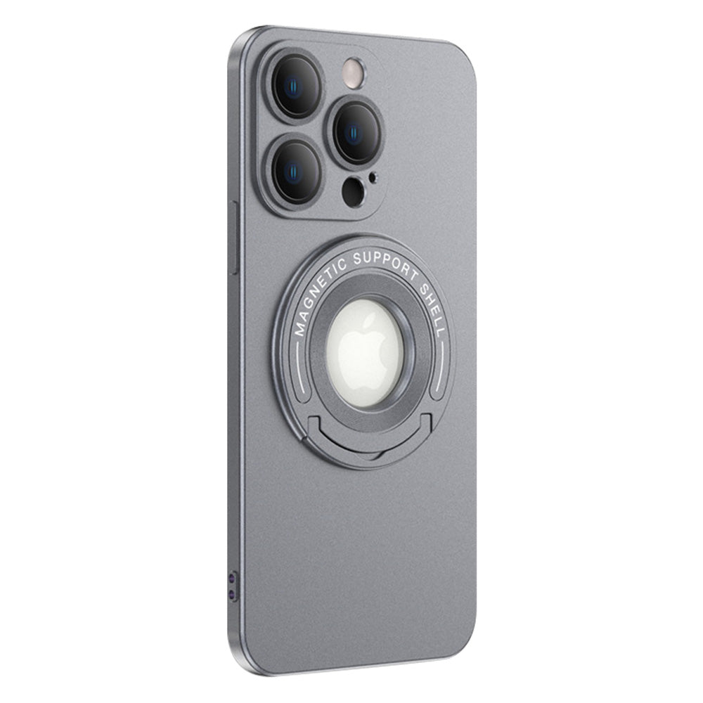 For iPhone 14 Pro Max Case Protective TPU Case Anti-Drop Retractable Kickstand Slim Phone Cover