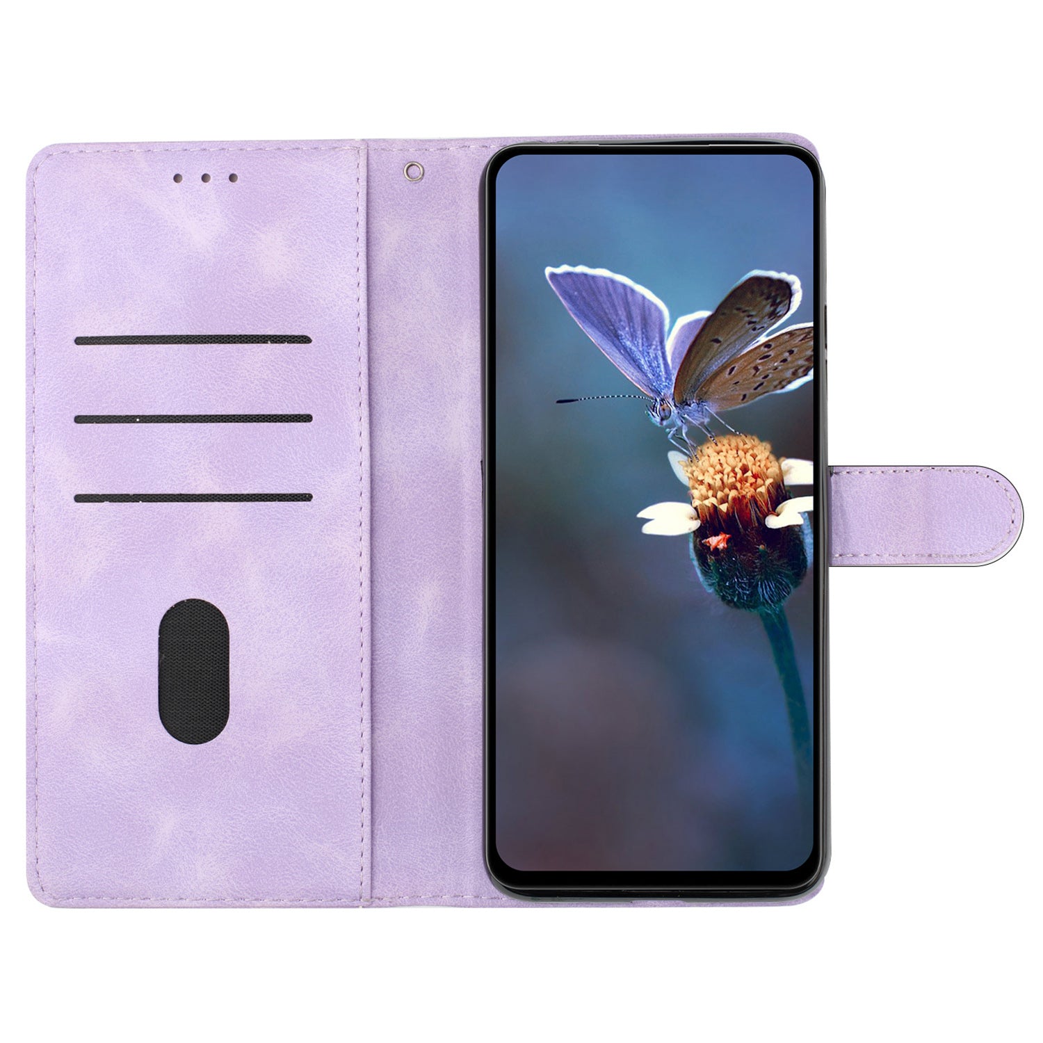 Flower Imprint Wallet Phone Case for Samsung Galaxy A40 PU Leather Stand Shockproof Cover