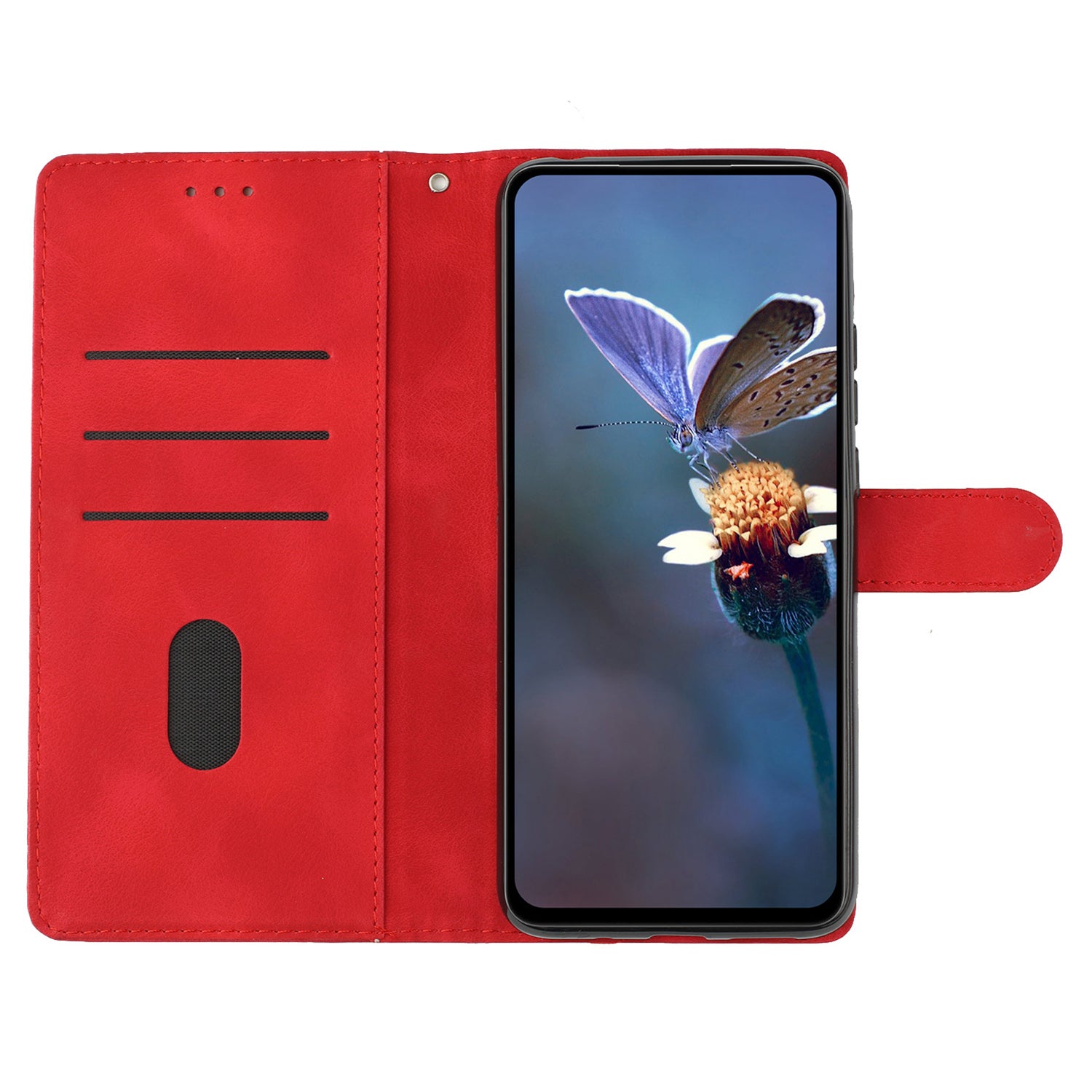 For Samsung Galaxy A22 4G (EU Version) Phone Leather Case Flower Imprint Cover with Wallet Stand