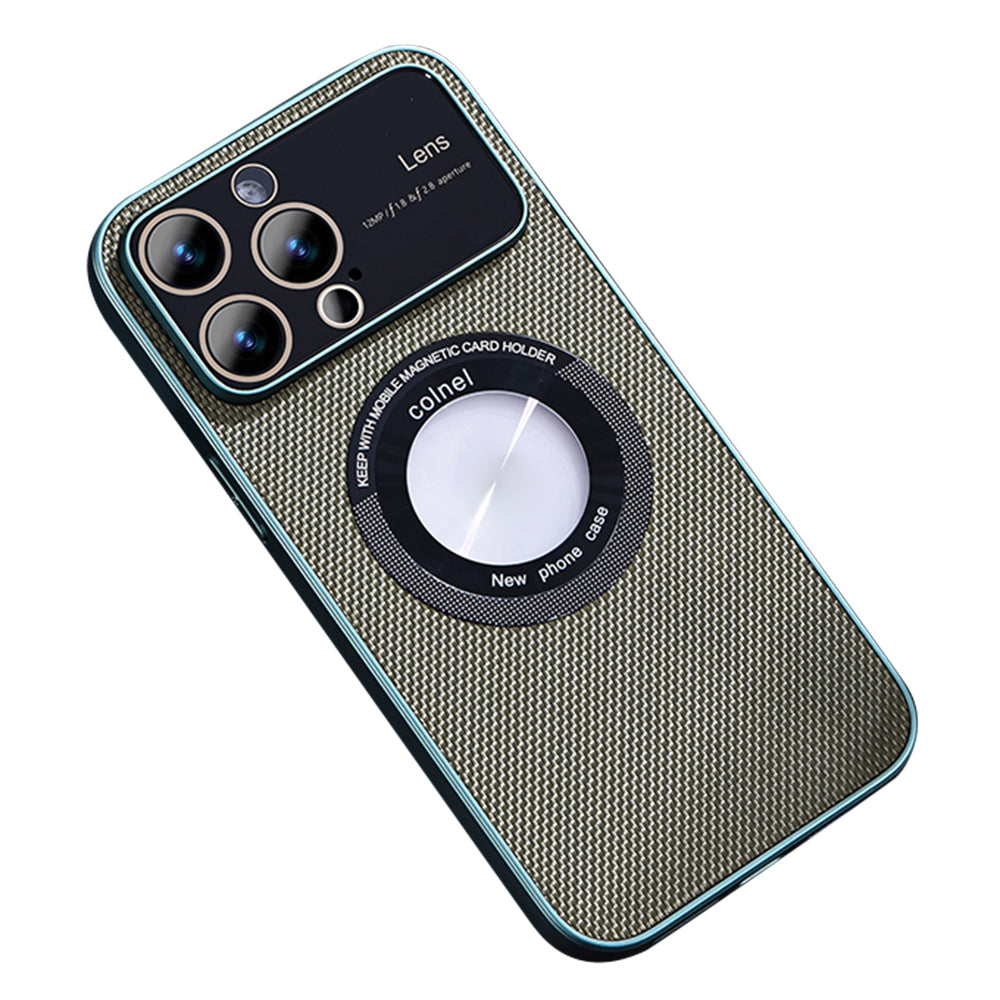 Back Protector Cover for iPhone 14 Pro Max LOGO View Cutout PC Nylon Phone Case
