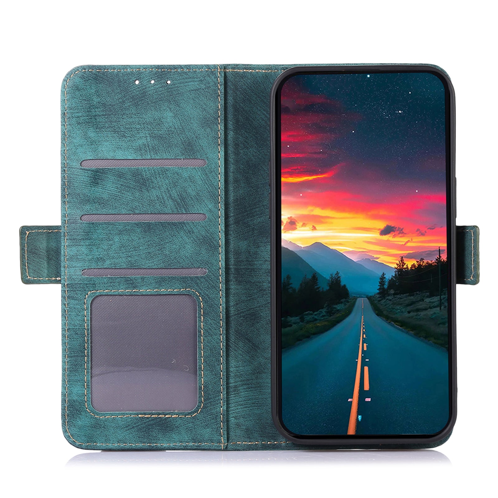 ABEEL til Samsung Galaxy M54 5G / F54 5G TPU PULæder Mobiltelefonholder etui Pung Retro Texture Cover