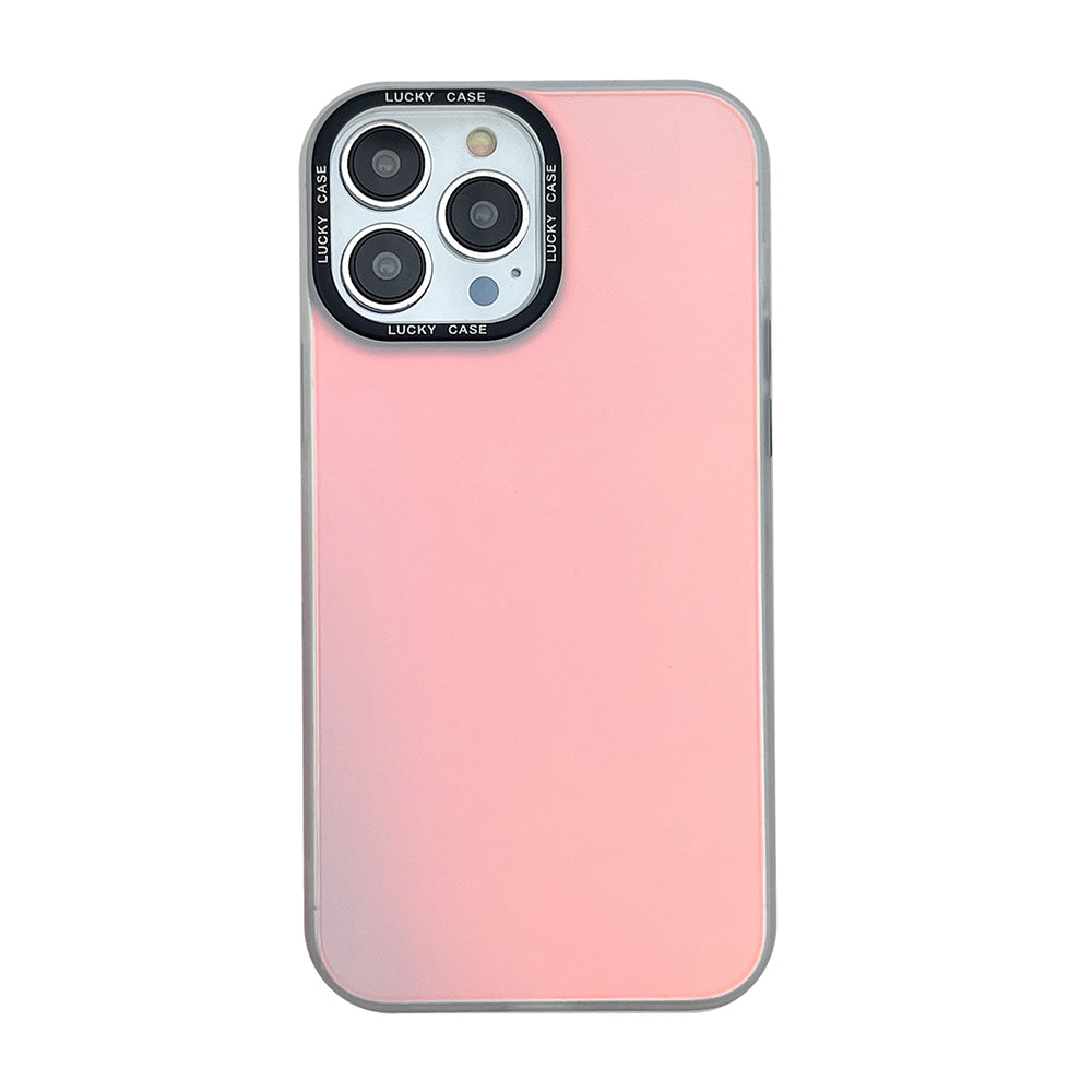 For iPhone 13 Pro Max Shockproof Laser Discoloration Phone Case Anti-Dust PC TPU Phone Cover