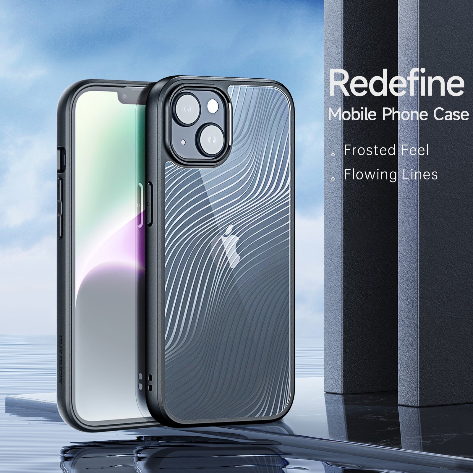 DUX DUCIS Aimo Series for iPhone 15 Matte Phone Case TPU PC Shockproof Cover (REACH Certification)