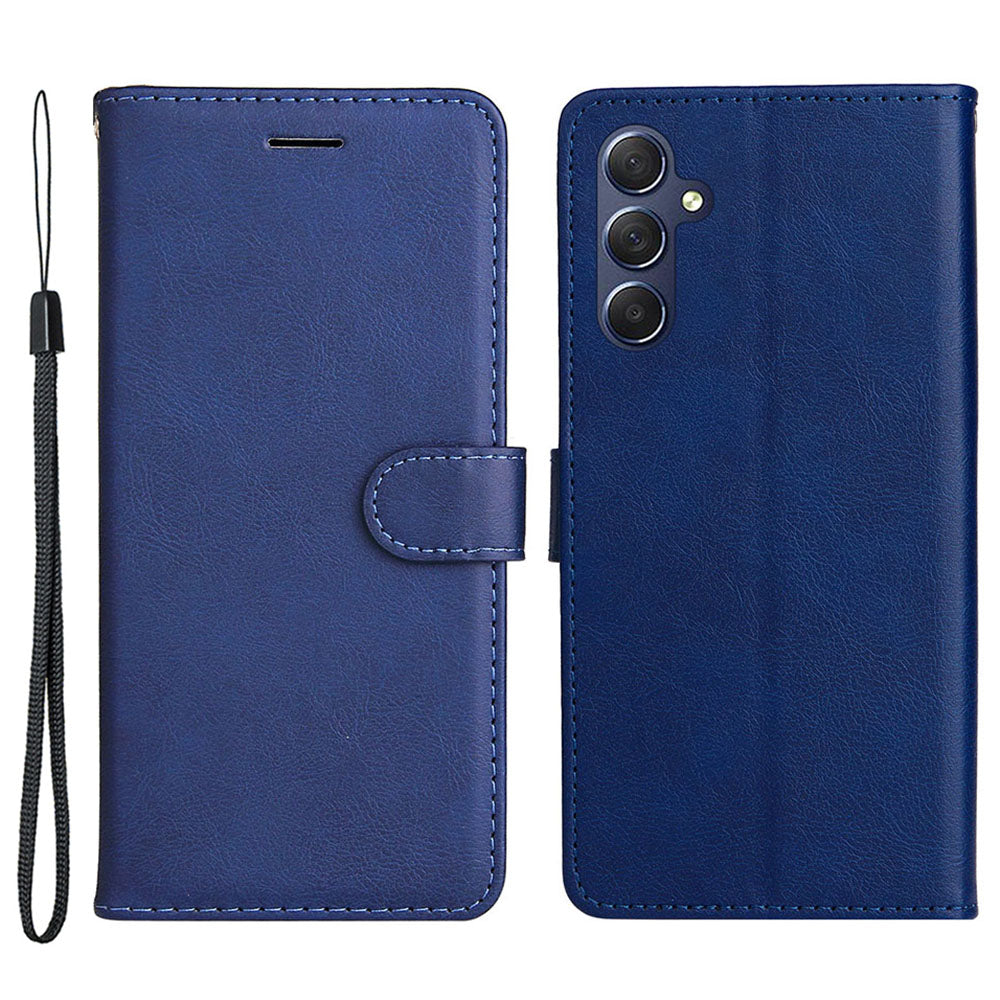 KT Leather Series-2 For Samsung Galaxy M54 5G / F54 5G PU Leather Phone Case Solid Color Wallet Stand Cover