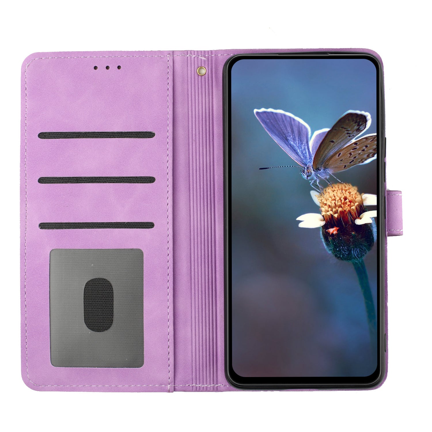 For Samsung Galaxy A52s 5G / A52 5G / 4G Full Protection Shell Flowers Imprinted Stand Wallet Leather Phone Case