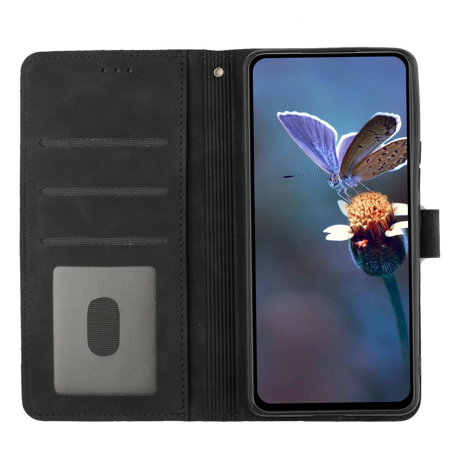 For Samsung Galaxy A73 5G Flip Stand Phone Case Flowers Imprint Leather Wallet Shockproof Cover
