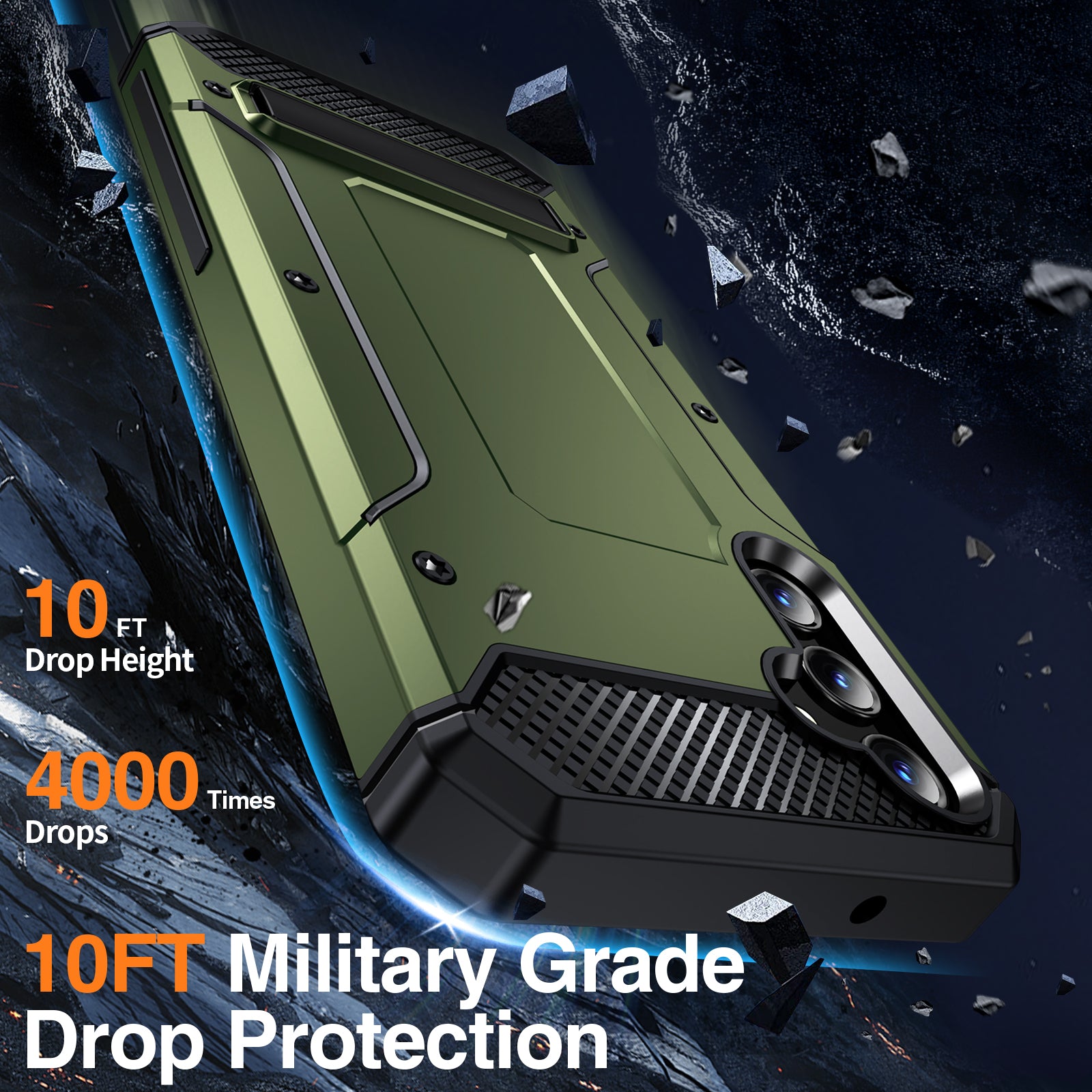 For Samsung Galaxy A14 4G / 5G Kickstand Back Case TPU PC Dual Layer Protection Phone Cover