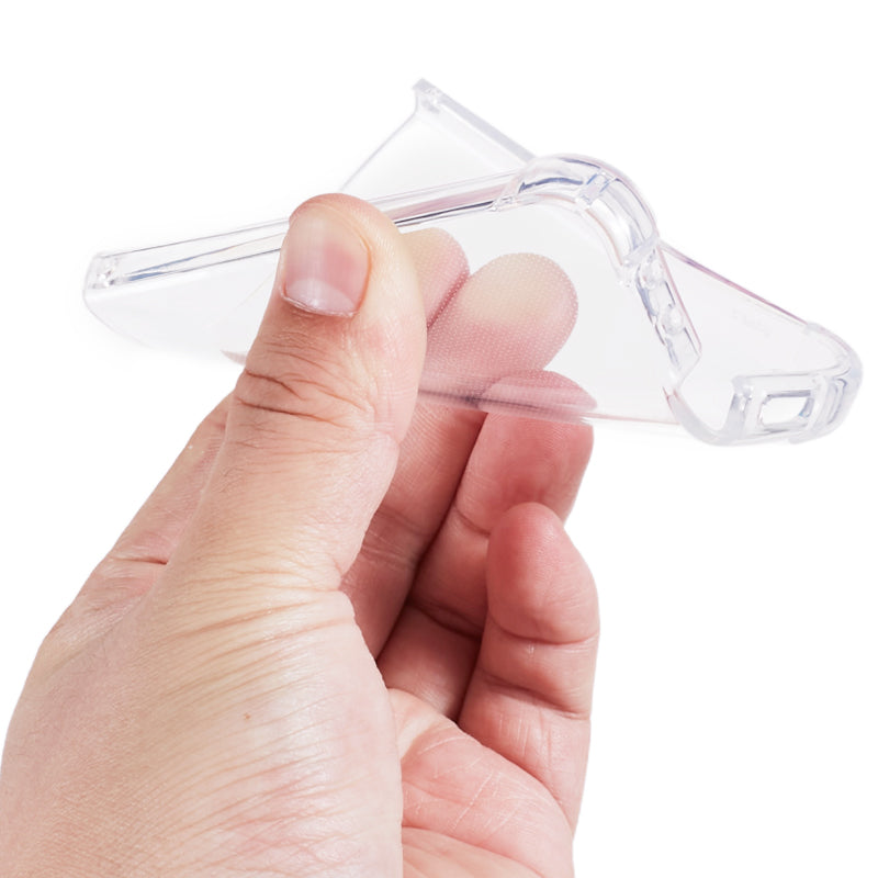 Pro Samsung Galaxy Z Flip5 5G Transparentní TPU pouzdro na telefon Dvoudílný designový kryt na telefon odolný proti poškrábání