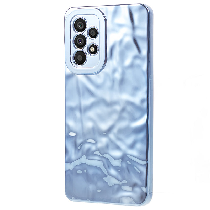 For Samsung Galaxy A53 5G Anti-drop TPU Phone Case Electroplating Wrinkled Phone Cover