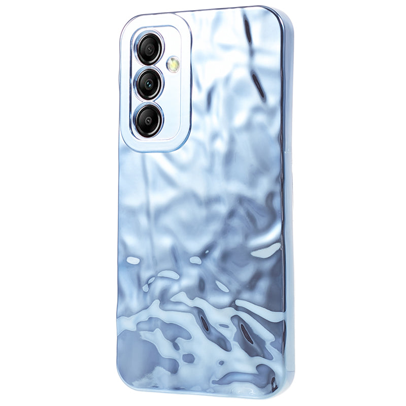 Pro Samsung Galaxy A54 5G galvanické TPU pouzdro Vrásčitý nerovný kryt na mobilní telefon