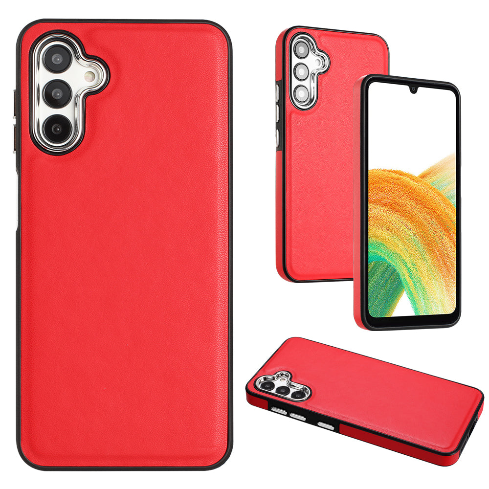 YB Leather Coating Series-6 pro Samsung Galaxy A54 5G PU kožený TPU kryt Pouzdro na mobilní telefon tlumící nárazy