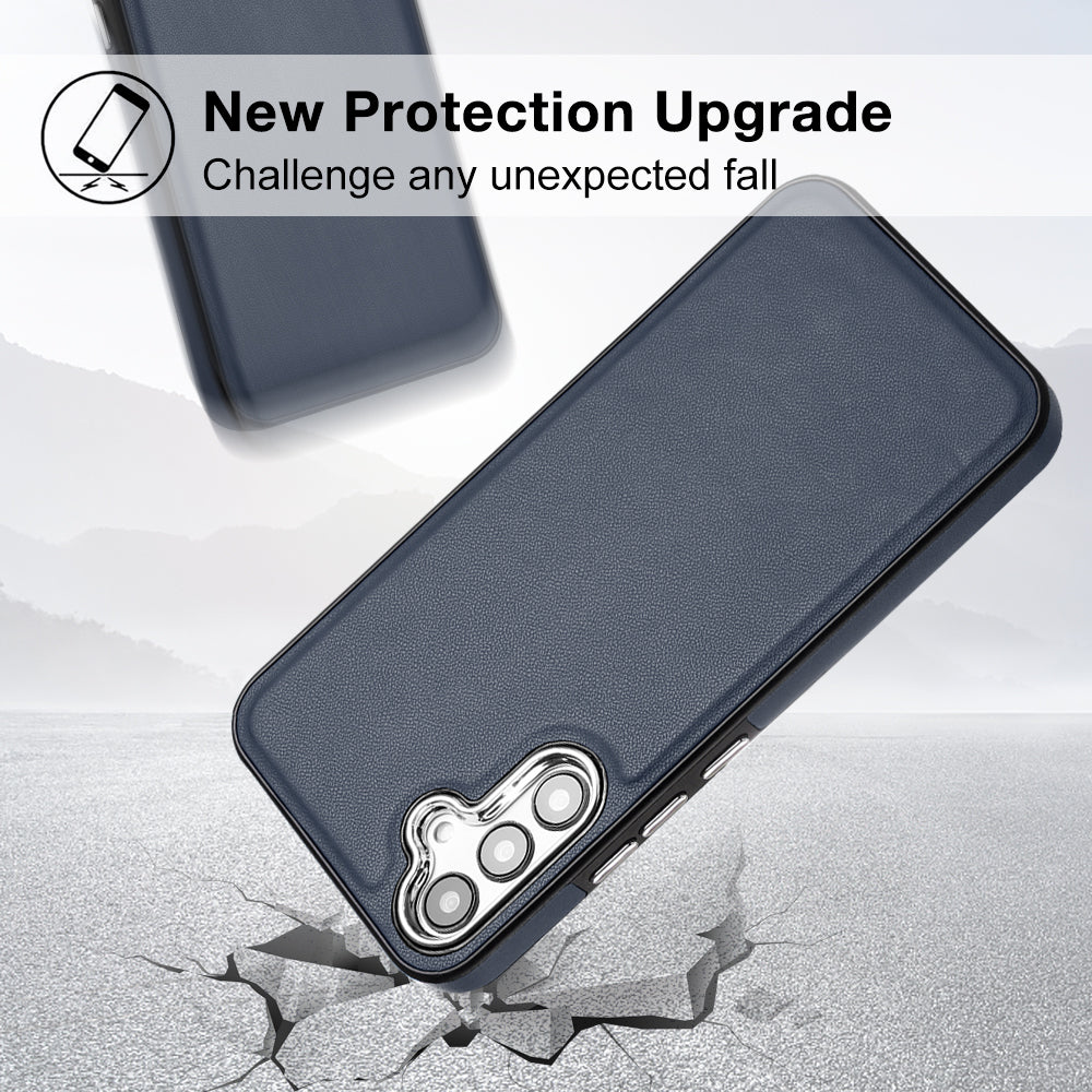 YB Leather Coating Series-6 pro Samsung Galaxy A54 5G PU kožený TPU kryt Pouzdro na mobilní telefon tlumící nárazy