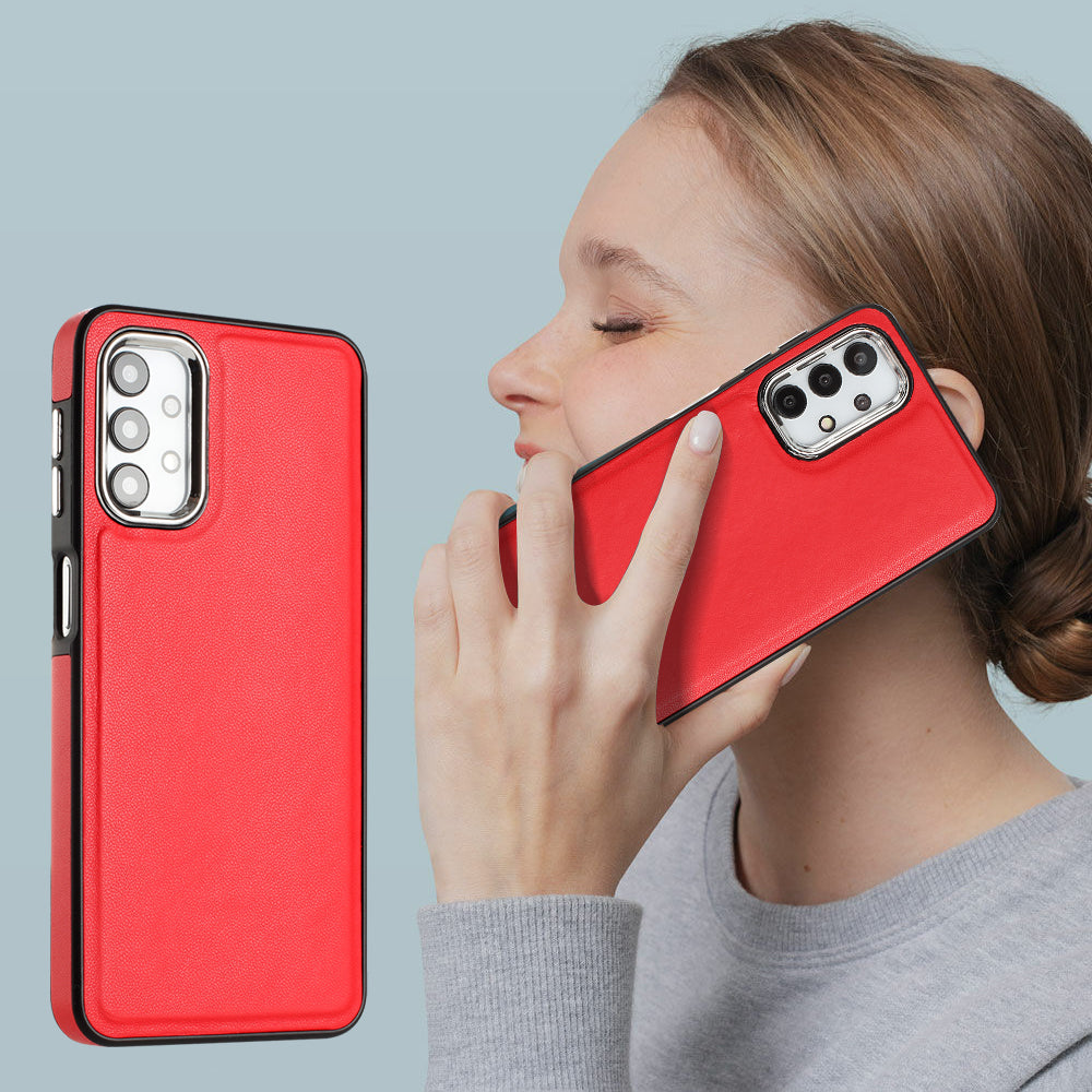 Kožený povlak YB Series-6 pro Samsung Galaxy A23 4G / A23 5G (globální verze) / F23 5G / M23 5G PU kožené pouzdro TPU Kryt telefonu