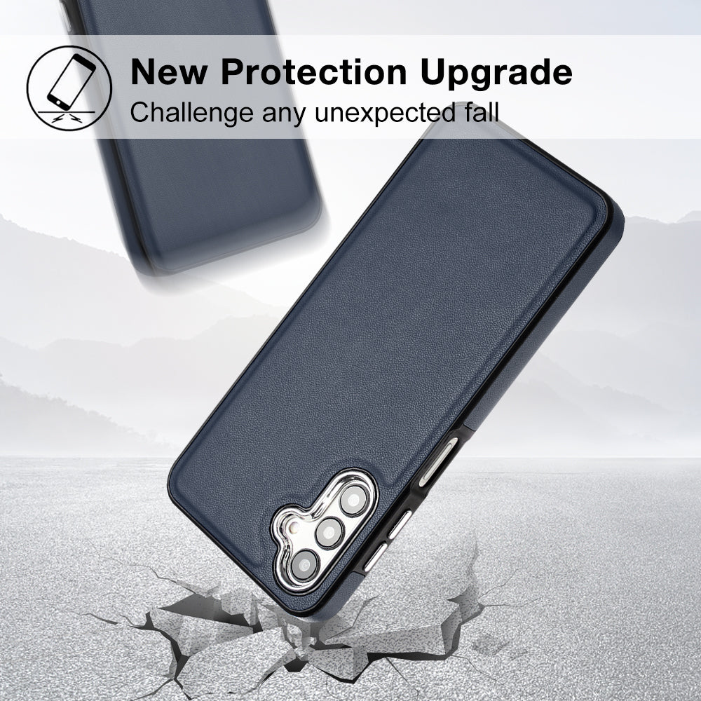 YB Leather Coating Series-6 pro Samsung Galaxy A14 4G / 5G kryt telefonu PU Leather Coated TPU Case