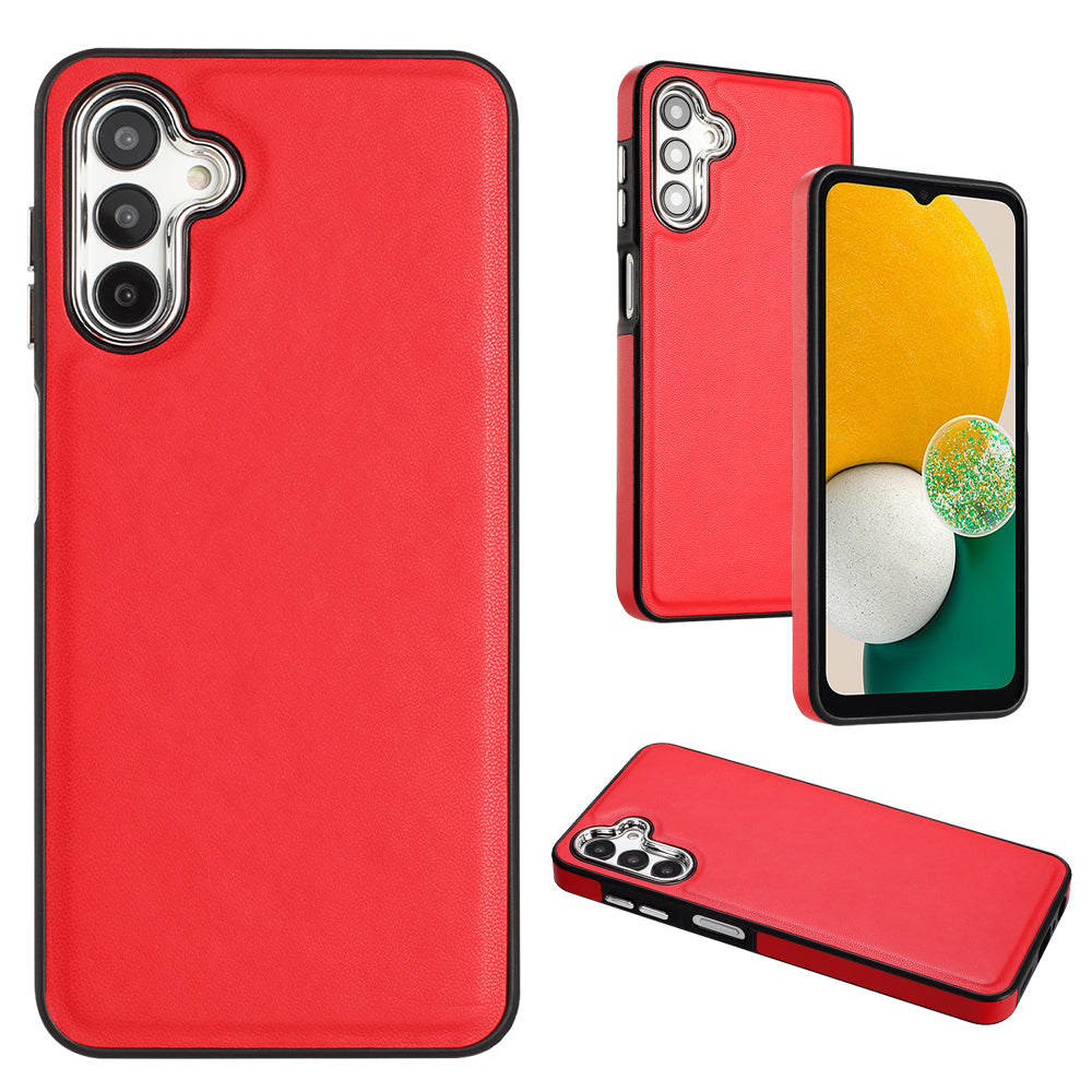YB Leather Coating Series-6 pro Samsung Galaxy A13 5G / A04s 4G / M13 5G / A04 4G PU kožené TPU pouzdro proti pádu Kryt telefonu