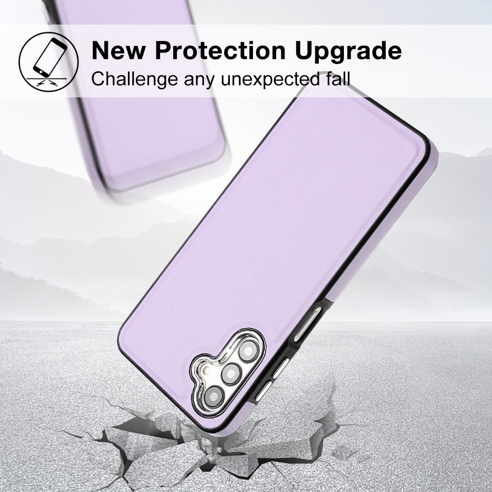 YB Leather Coating Series-6 pro Samsung Galaxy A13 5G / A04s 4G / M13 5G / A04 4G PU kožené TPU pouzdro proti pádu Kryt telefonu