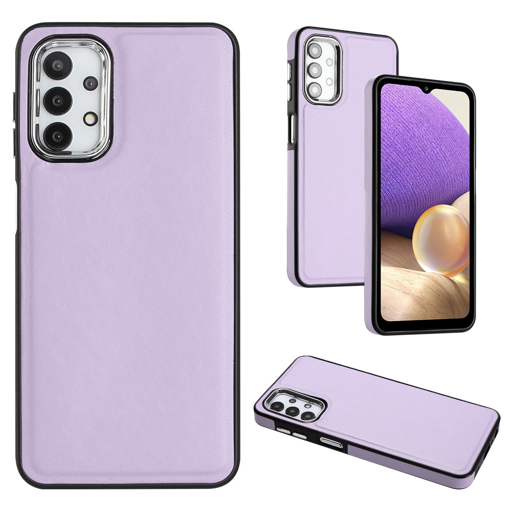 YB Leather Coating Series-6 pro Samsung Galaxy A13 4G kryt telefonu PU kožené TPU pouzdro odolné proti nárazu