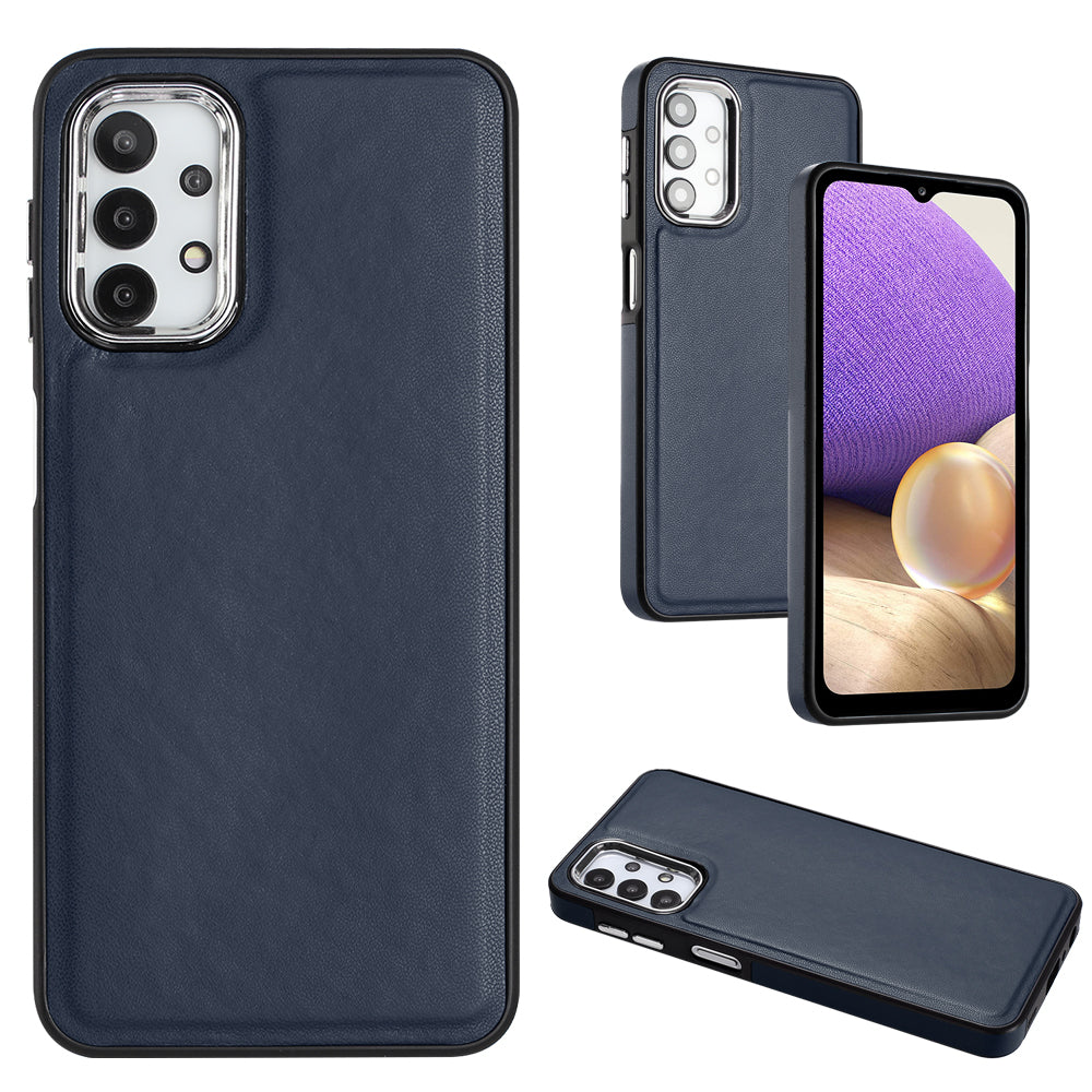 YB Leather Coating Series-6 pro Samsung Galaxy A13 4G kryt telefonu PU kožené TPU pouzdro odolné proti nárazu