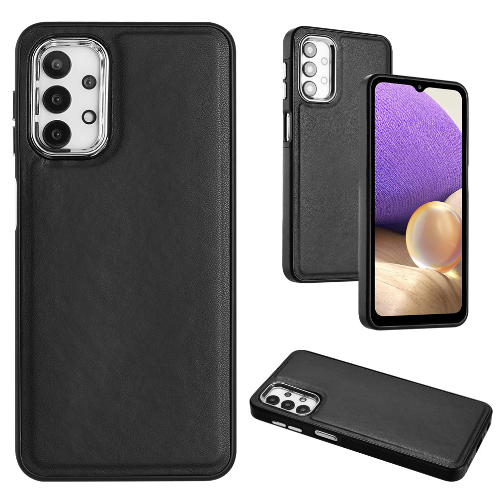 YB Leather Coating Series-6 For Samsung Galaxy A13 4G Phone Cover PU Leather TPU Shockproof Case