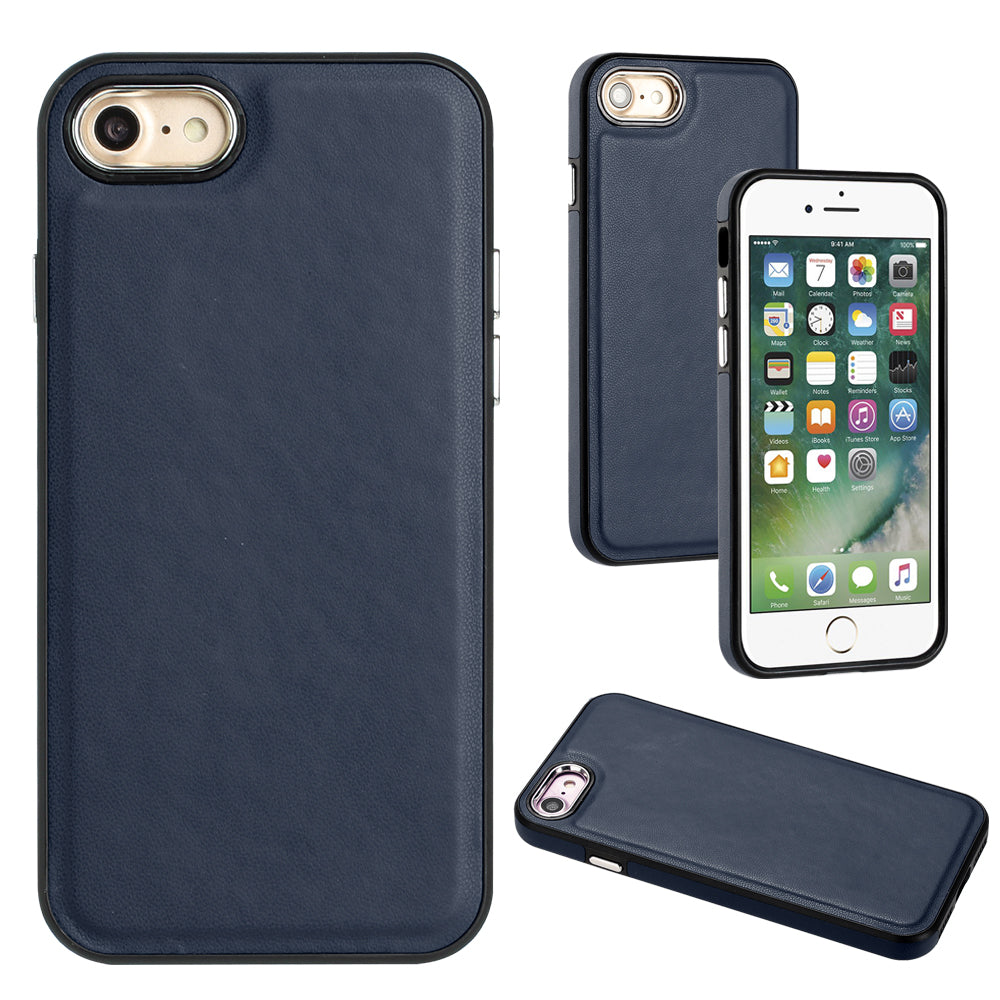 YB Leather Coating Series-6 pro iPhone 7/8/SE (2020)/SE (2022) Kryt telefonu Antikolizní PU kožené pouzdro TPU