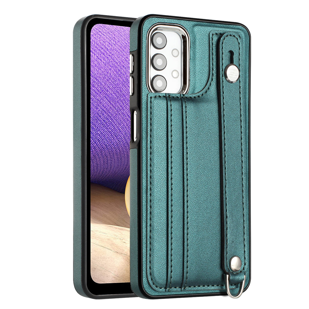 For Samsung Galaxy A23 4G A23 5G (Global Version) F23 5G M23 5G Phone Case YB Leather Coating Series-5 Kickstand TPU Cover