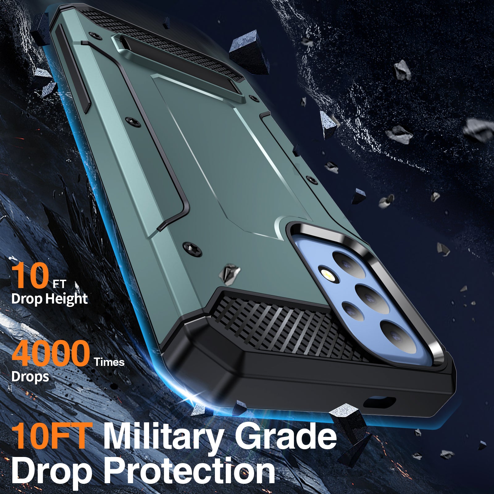 For Samsung Galaxy A23 4G A23 5G (Global Version) A13 4G A13 5G M13 5G A04 4G A04s 4G A32 5G M32 5G TPU PC Phone Cover Kickstand Case