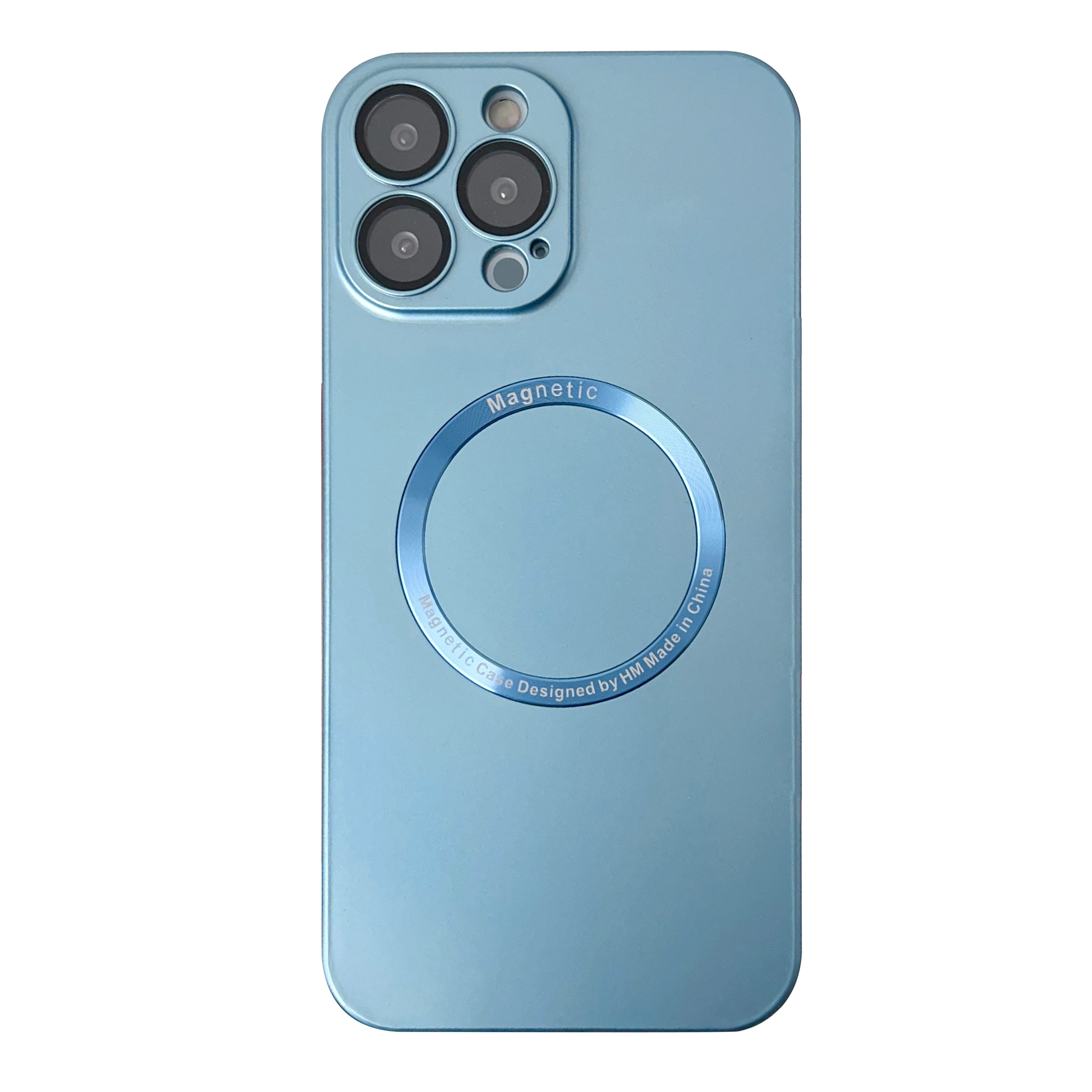 For iPhone 13 Pro Max Compatible with MagSafe Hard PC Case Electroplating Phone Cover with Lens Film