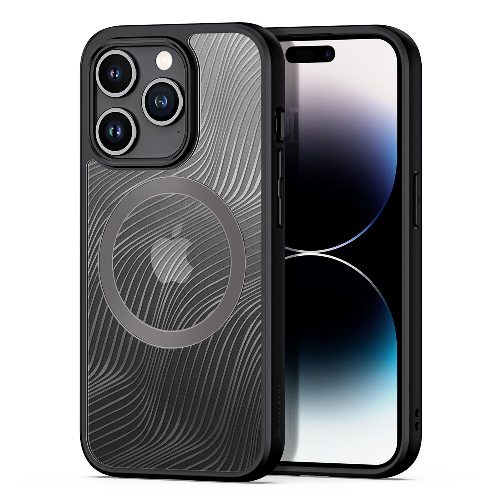 DUX DUCIS Aimo Series Magnetic Case for iPhone 15 Pro Matte TPU PC Phone Cover (REACH Certification)
