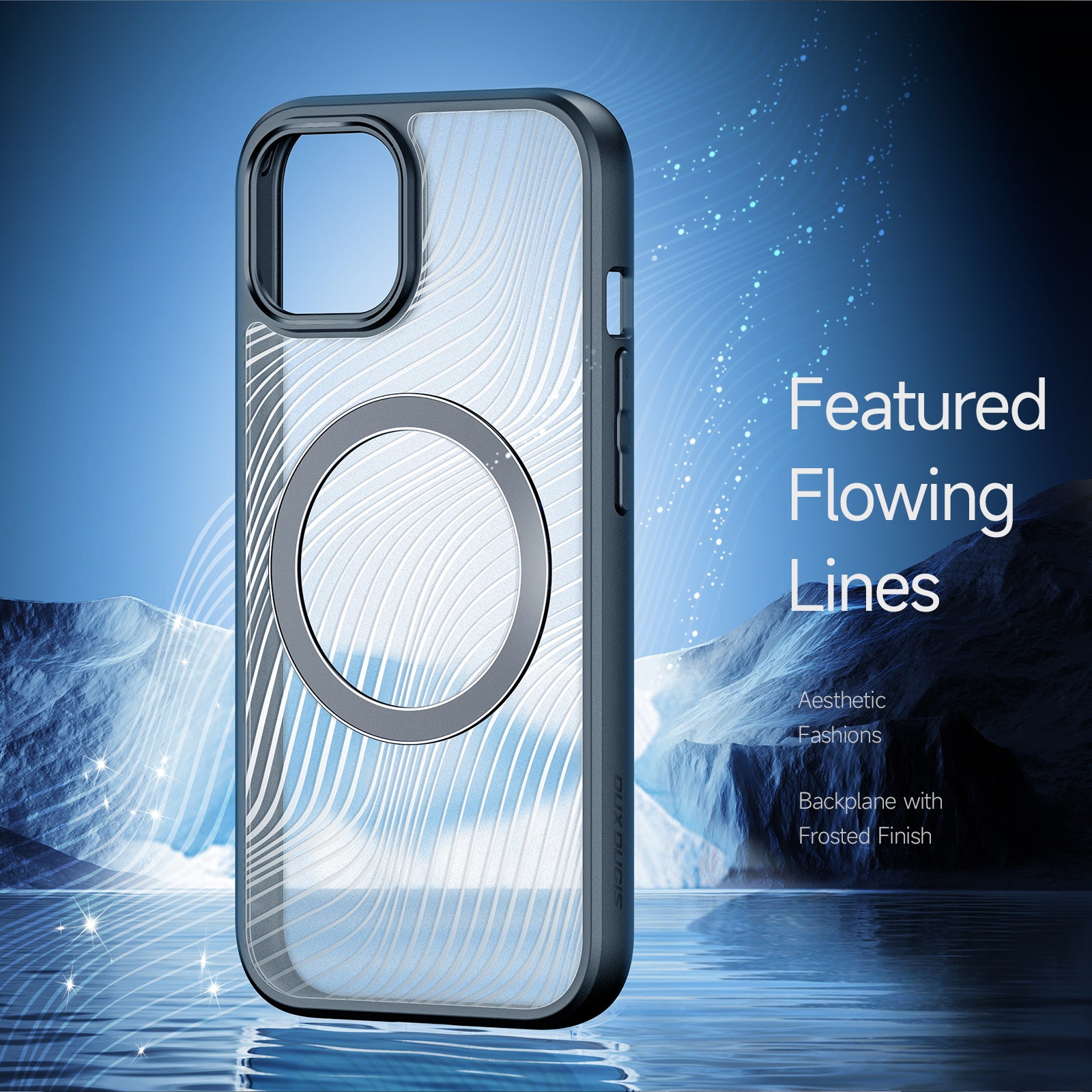 DUX DUCIS Aimo Series Magnetic Phone Case for iPhone 15 TPU PC Matte Phone Cover (REACH Certification)