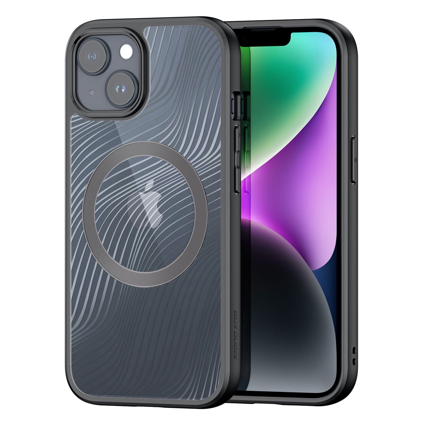 DUX DUCIS Aimo Series for iPhone 15 Plus Magnetic Phone Cover TPU PC Matte Case (REACH Certification)