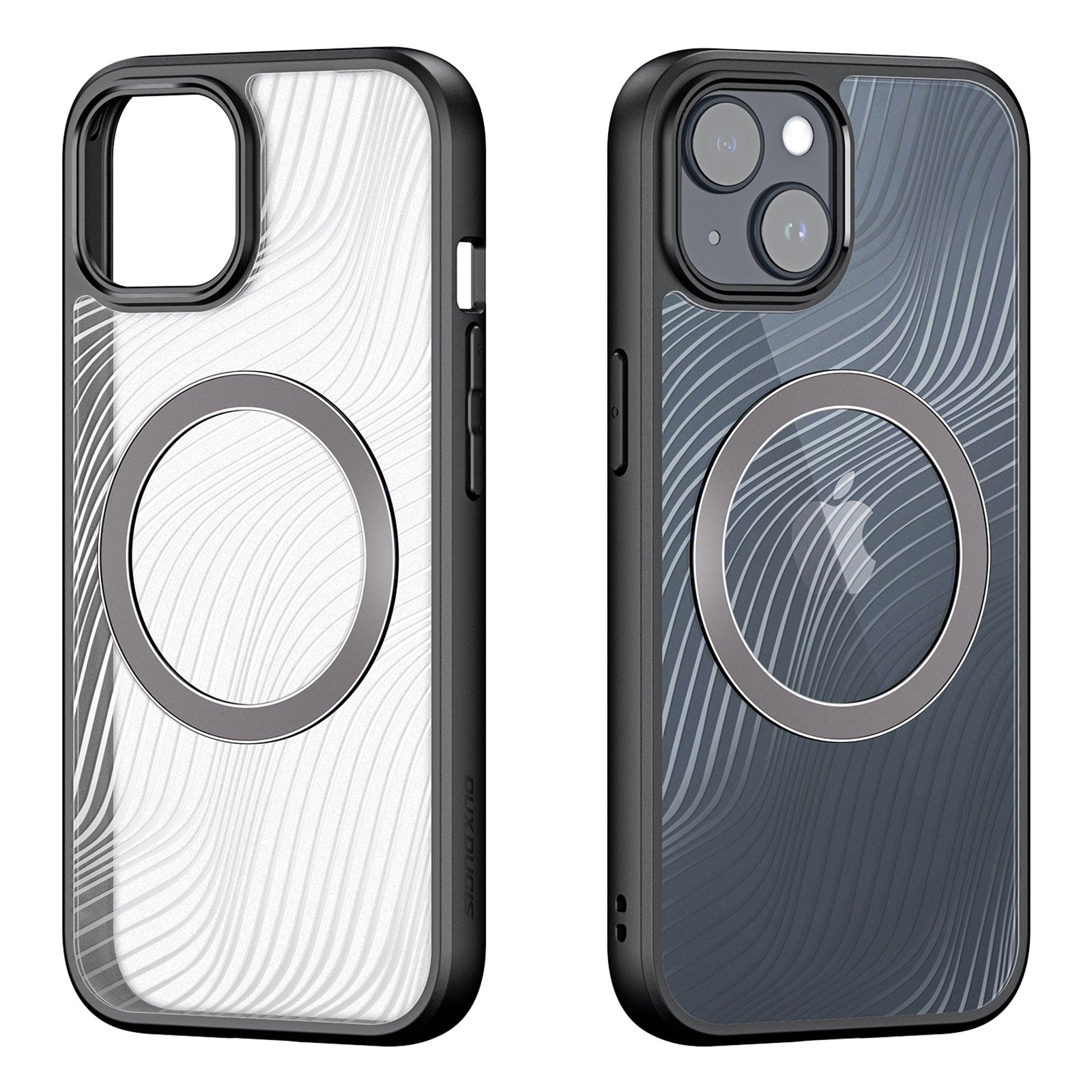 DUX DUCIS Aimo Series for iPhone 15 Plus Magnetic Phone Cover TPU PC Matte Case (REACH Certification)