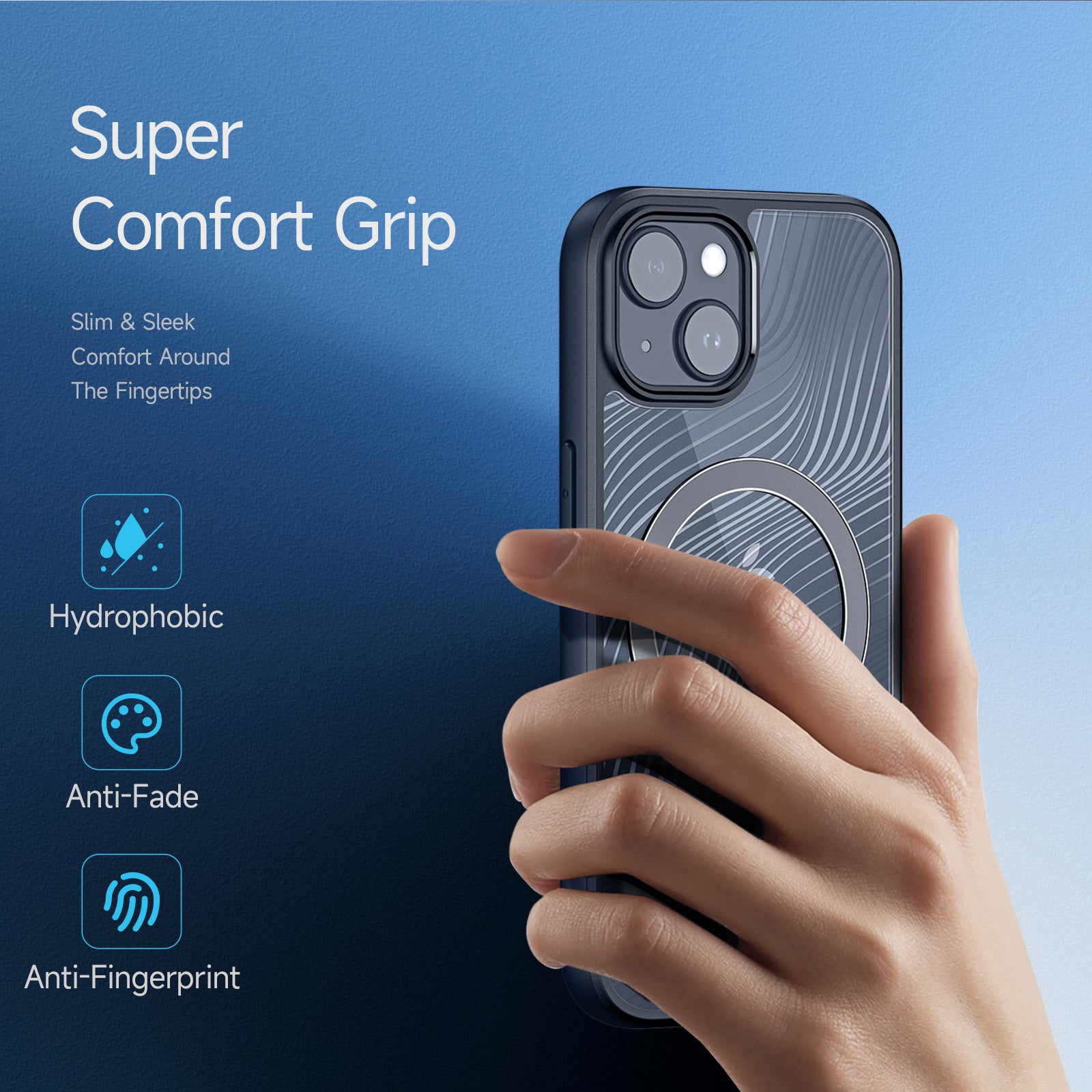 DUX DUCIS Aimo Series for iPhone 15 Plus Magnetic Phone Cover TPU PC Matte Case (REACH Certification)