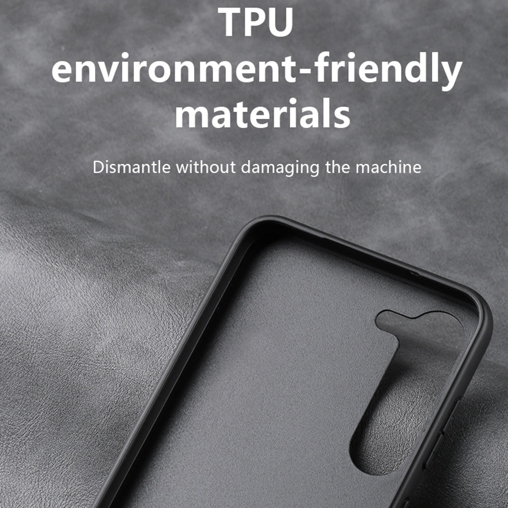 X-LEVEL Bojue-3 Series For Samsung Galaxy S23 PU Leather Coated TPU Cover Anti-scratch Phone Case
