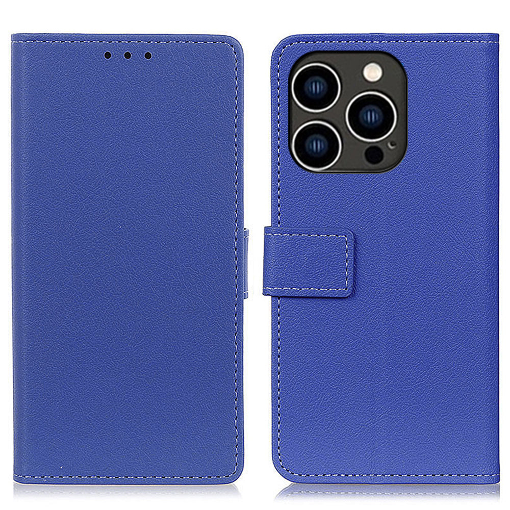 For iPhone 15 Pro Wallet Flip Phone Case Shockproof PU Leather Shell Stand Cover