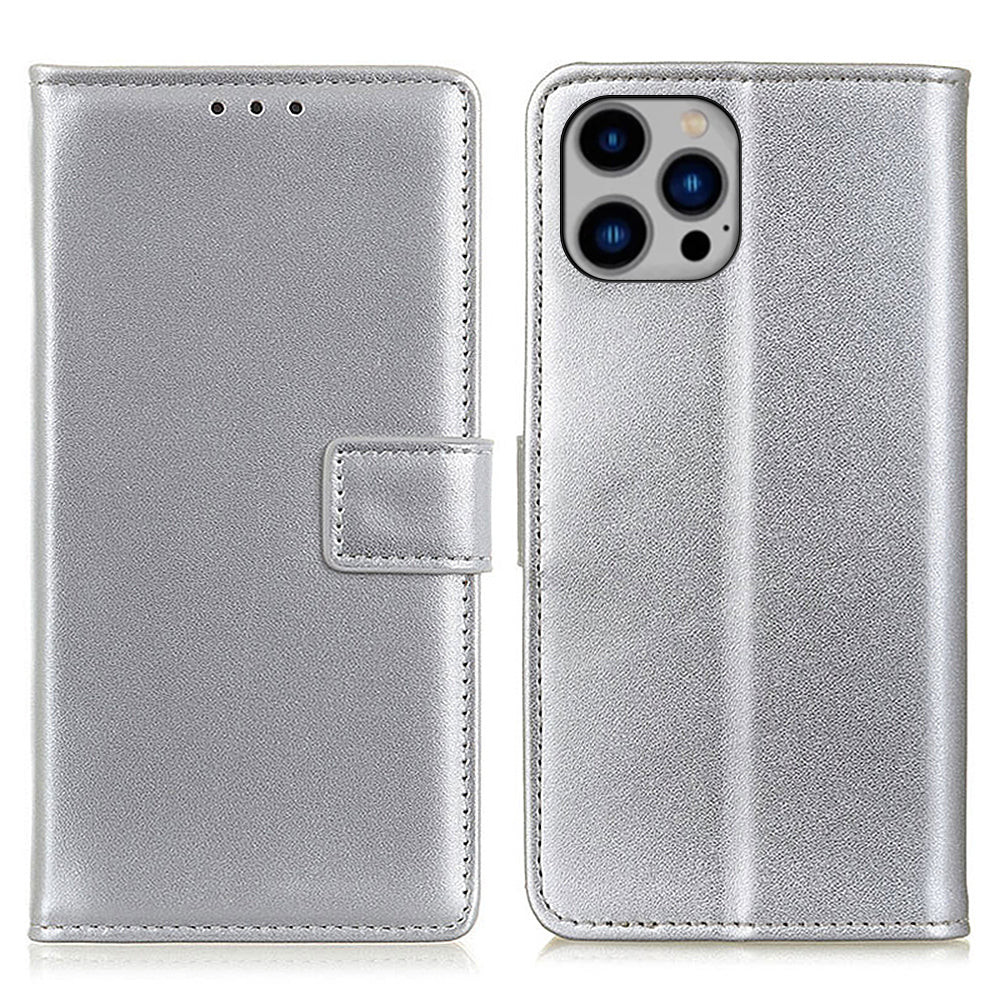 Til iPhone 15 Pro Max PU-læderholdertaske med fuld beskyttelse til pungtelefoncover