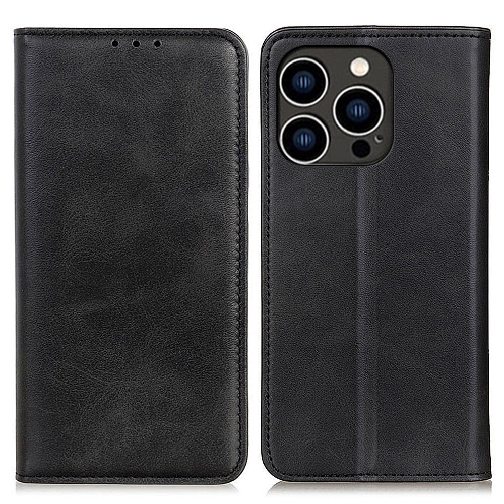 Wallet Phone Cover for iPhone 15 Pro Stand Split Leather Drop-proof Phone Case