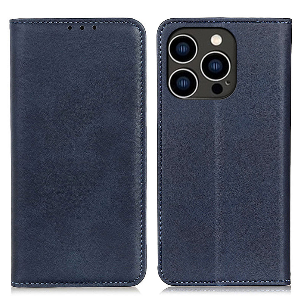 Wallet Phone Cover for iPhone 15 Pro Stand Split Leather Drop-proof Phone Case