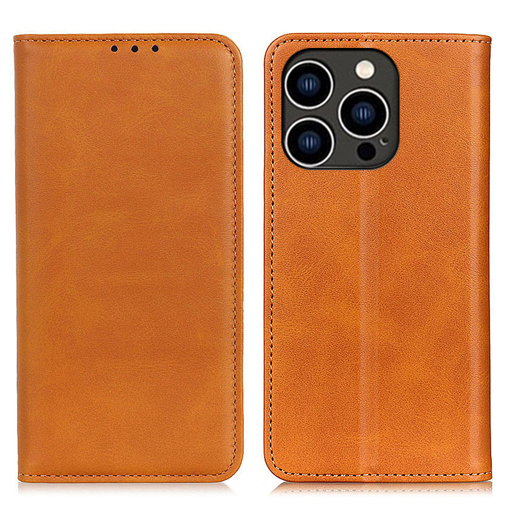 Wallet Phone Cover for iPhone 15 Pro Stand Split Leather Drop-proof Phone Case