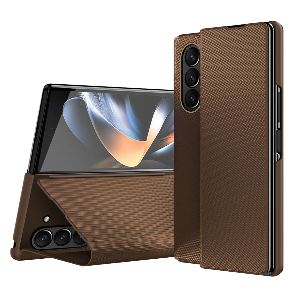 Anti-Drop Slim Case for Samsung Galaxy Z Fold5 5G Anti-Fingerprint Phone Cover Protective Phone Case