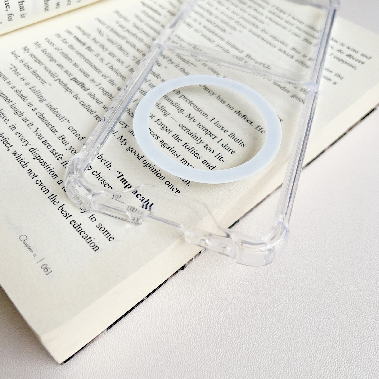 For Samsung Galaxy Z Flip5 5G Clear Protective Case Hard PC Magnetic Phone Cover