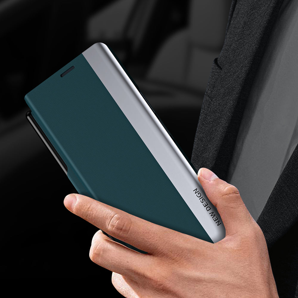 For Samsung Galaxy Z Fold5 5G Shockproof Case PU Leather PC Phone Cover with Pencil