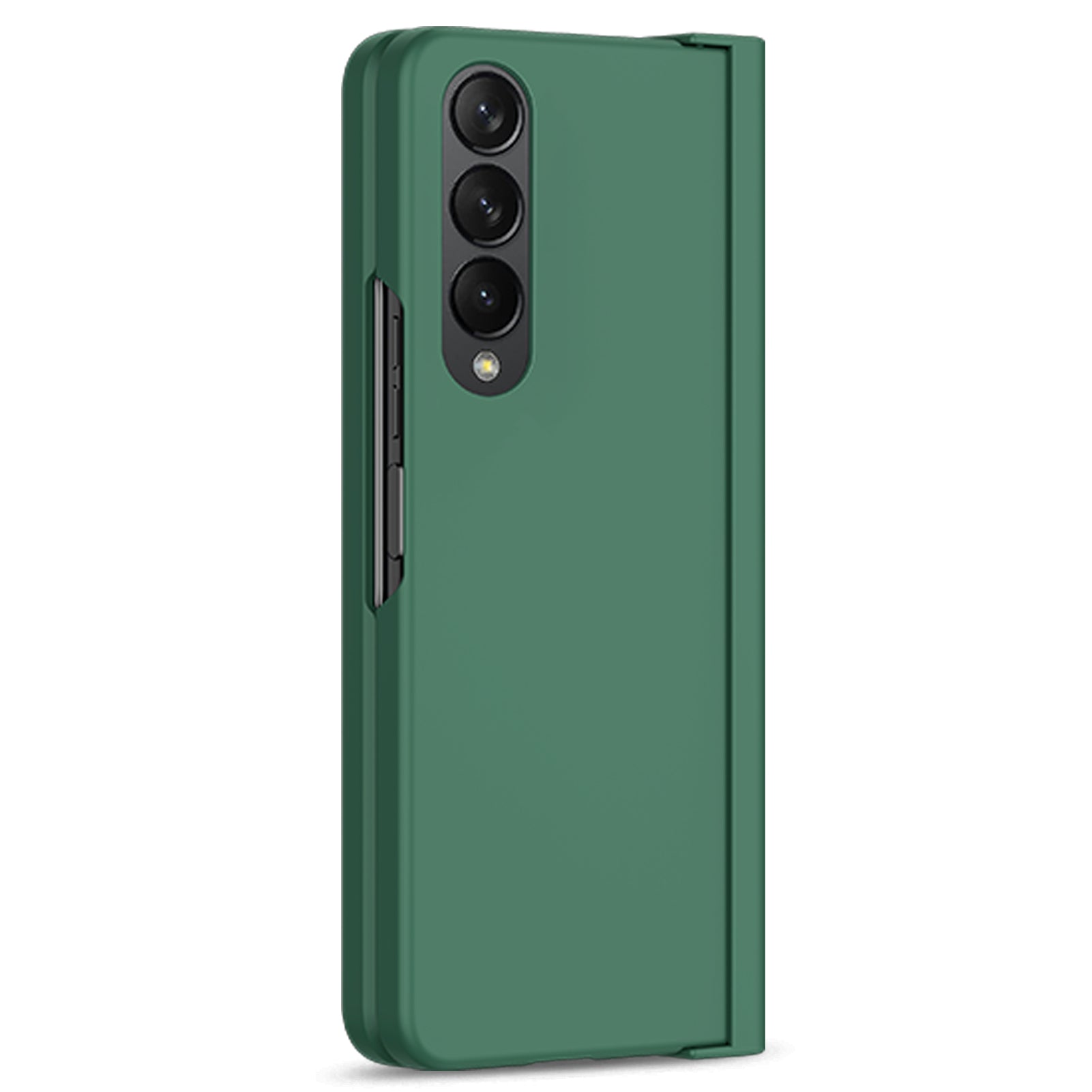 For Samsung Galaxy Z Fold4 5G Pen Holder Phone Case Hard PC Folding Phone Case with Tempered Glass Film
