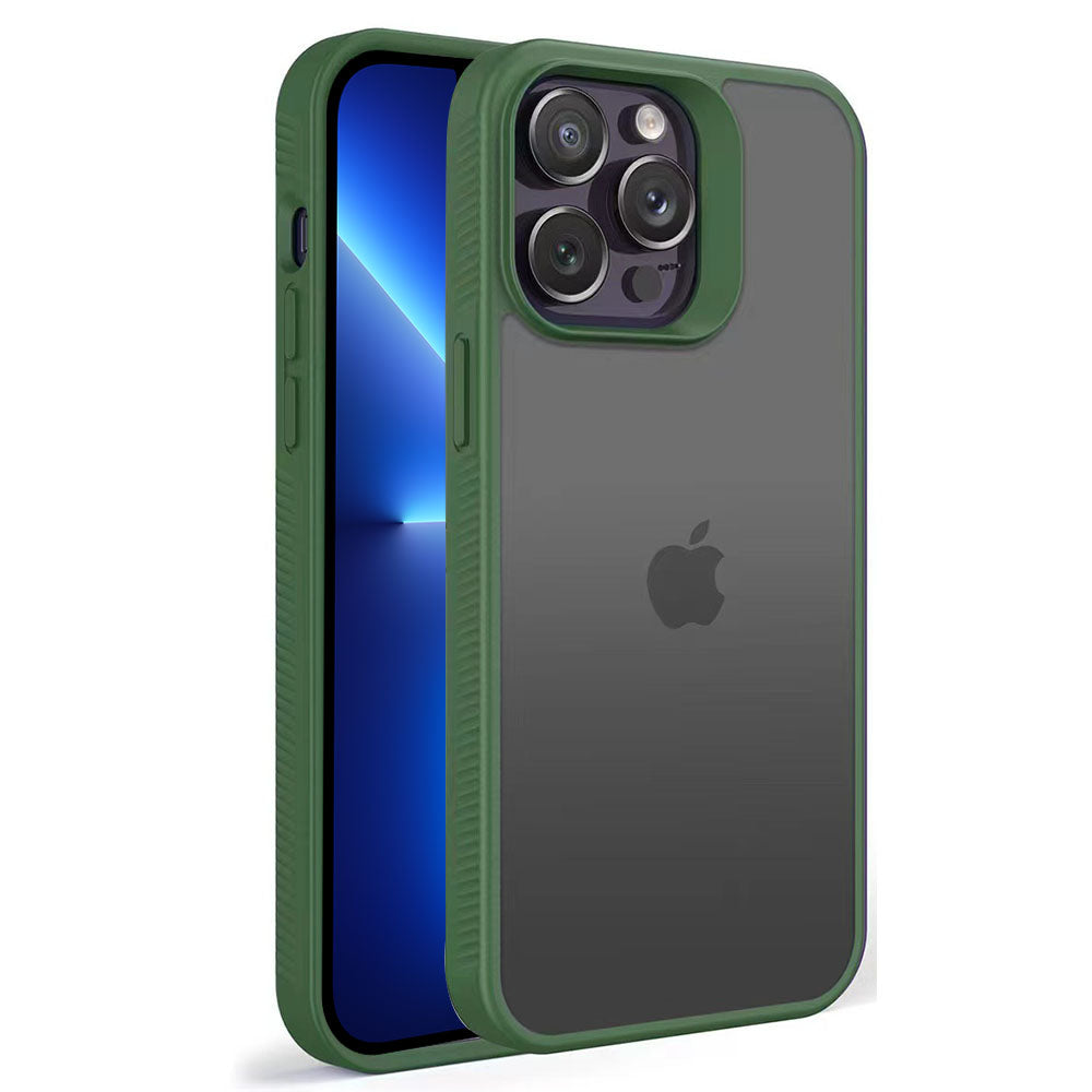 G Style For iPhone 13 Pro Max Skin-touch Matte TPU PC Phone Case Anti-slip Back Cover