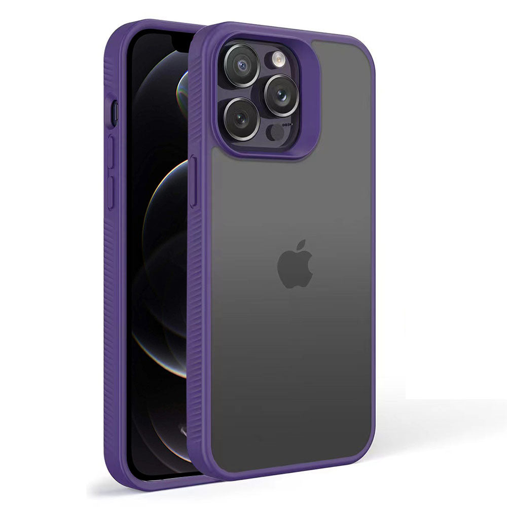 G Style For iPhone 12/12 Pro Skin-touch Matte TPU PC Phone Case Slip Proof Back Cover