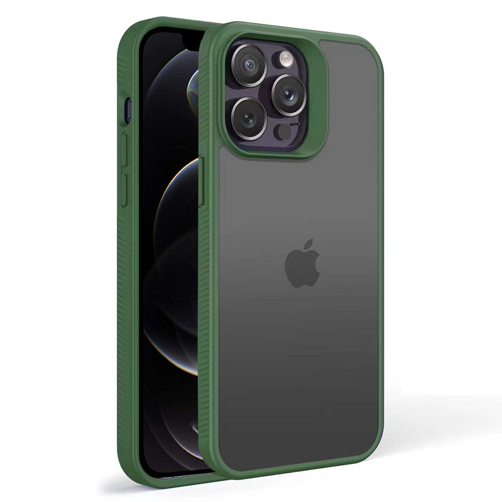 G Style For iPhone 12 Pro Max Fall Protection Skin-touch Matte TPU PC Phone Case Back Cover