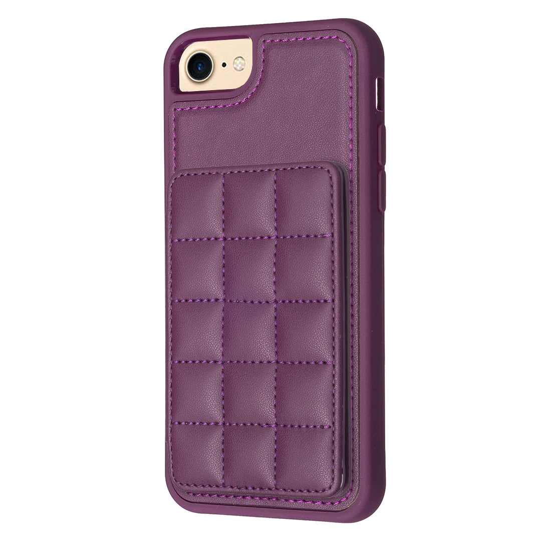 Style-BF24 kortholderetuiet til iPhone 6/6s/7/8/SE (2020)/SE (2022) Kickstand Læder TPU telefoncover