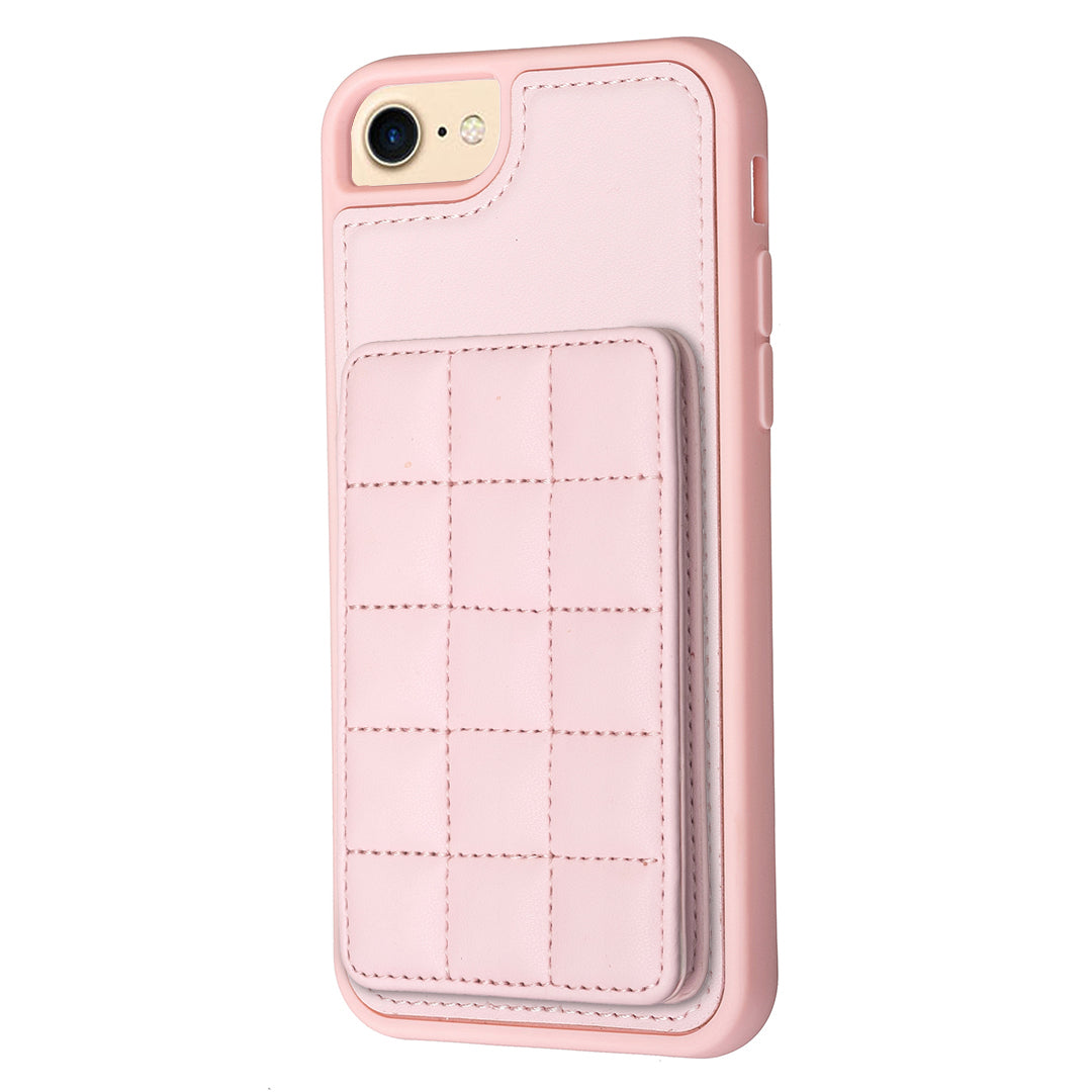 Style-BF24 kortholderetuiet til iPhone 6/6s/7/8/SE (2020)/SE (2022) Kickstand Læder TPU telefoncover